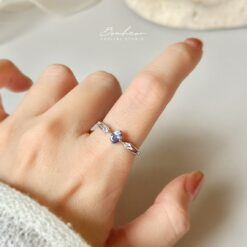 坦桑石925銀戒指(銀托)#10