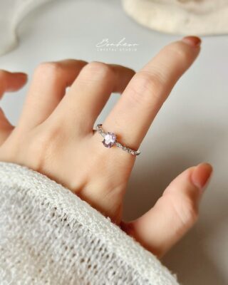 紫水晶925銀戒指(銀托)#51