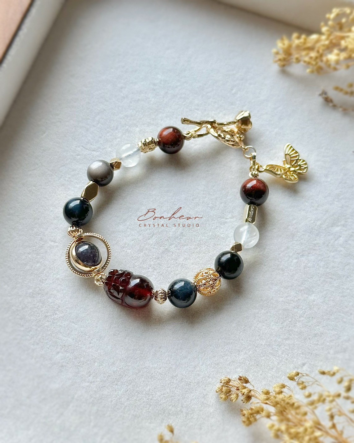 【生命靈數手鍊|深曜系-鍍k金】六大解析 × 能量補位 × 儀式祈願:圖片 4