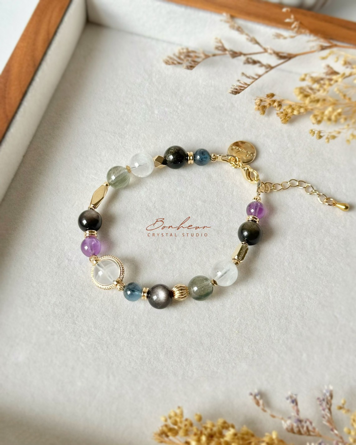 【生命靈數手鍊|深曜系-鍍k金】六大解析 × 能量補位 × 儀式祈願:圖片 3