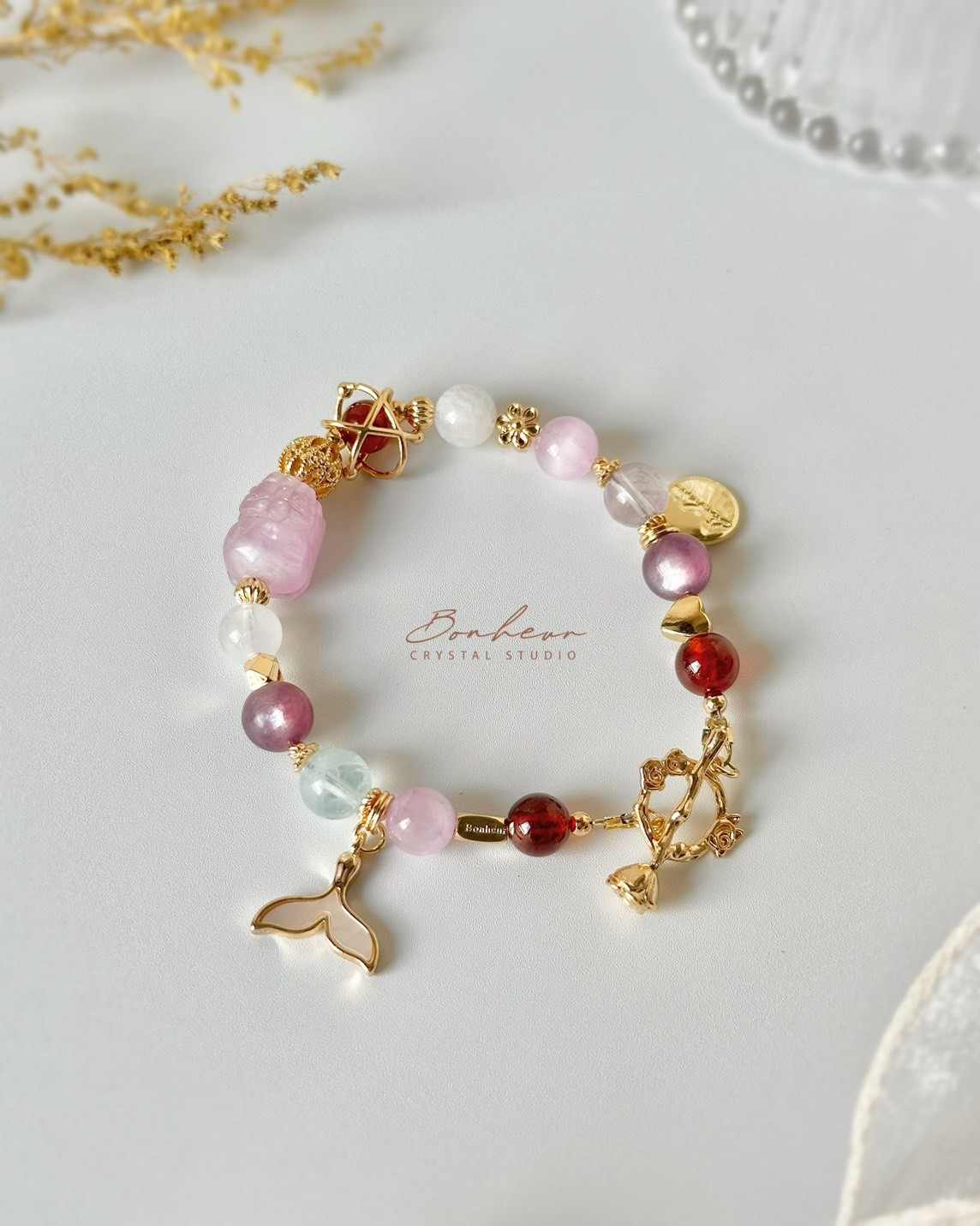 【生命靈數手鍊|柔光系-鍍k金】六大解析 × 能量補位 × 儀式祈願:圖片 2