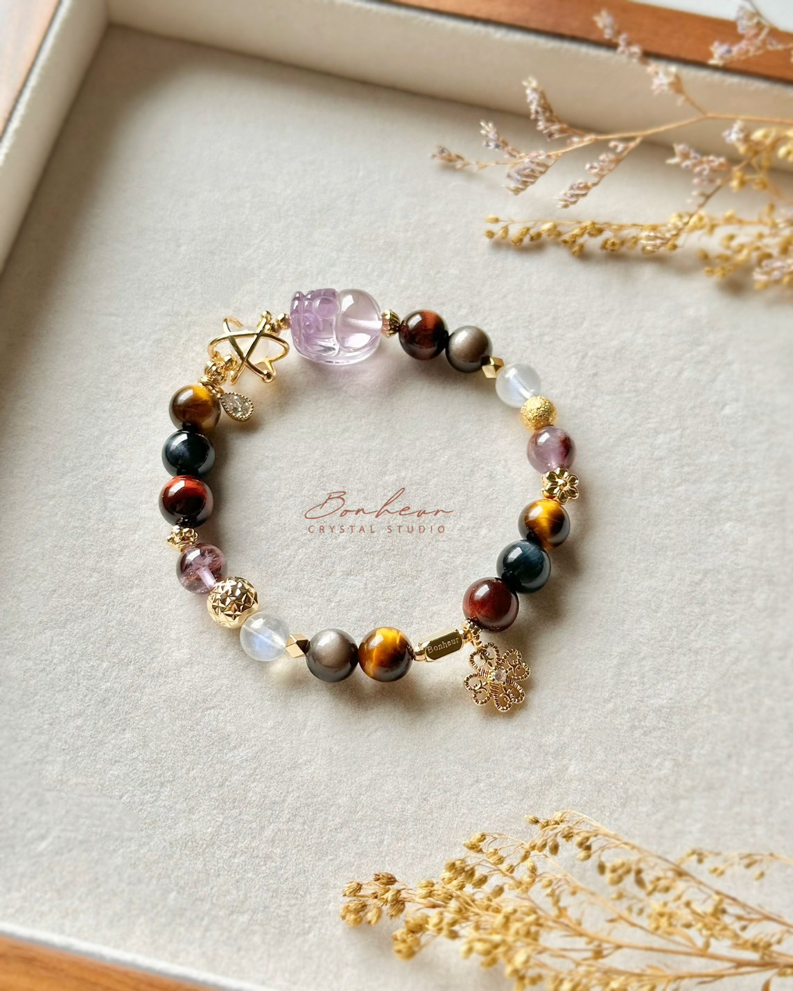 【生命靈數手鍊|深曜系-鍍k金】六大解析 × 能量補位 × 儀式祈願:圖片 2